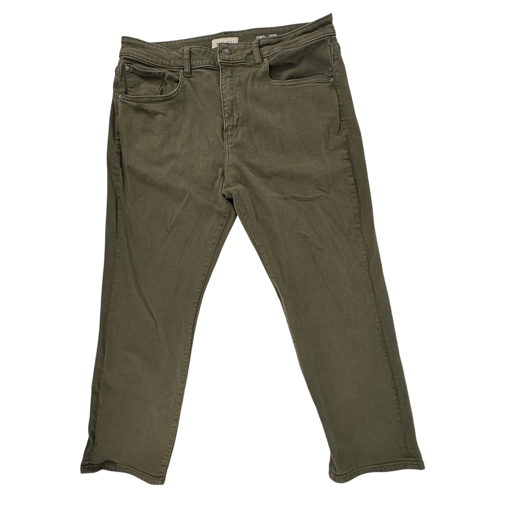 Warp + Weft ORD Chicago Straight Leg Pants‎ Mens 38x30 Moss Green 288130